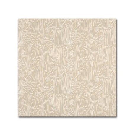 Jyotsna Warikoo 'Woodgrain Khaki' Canvas Art,24x24